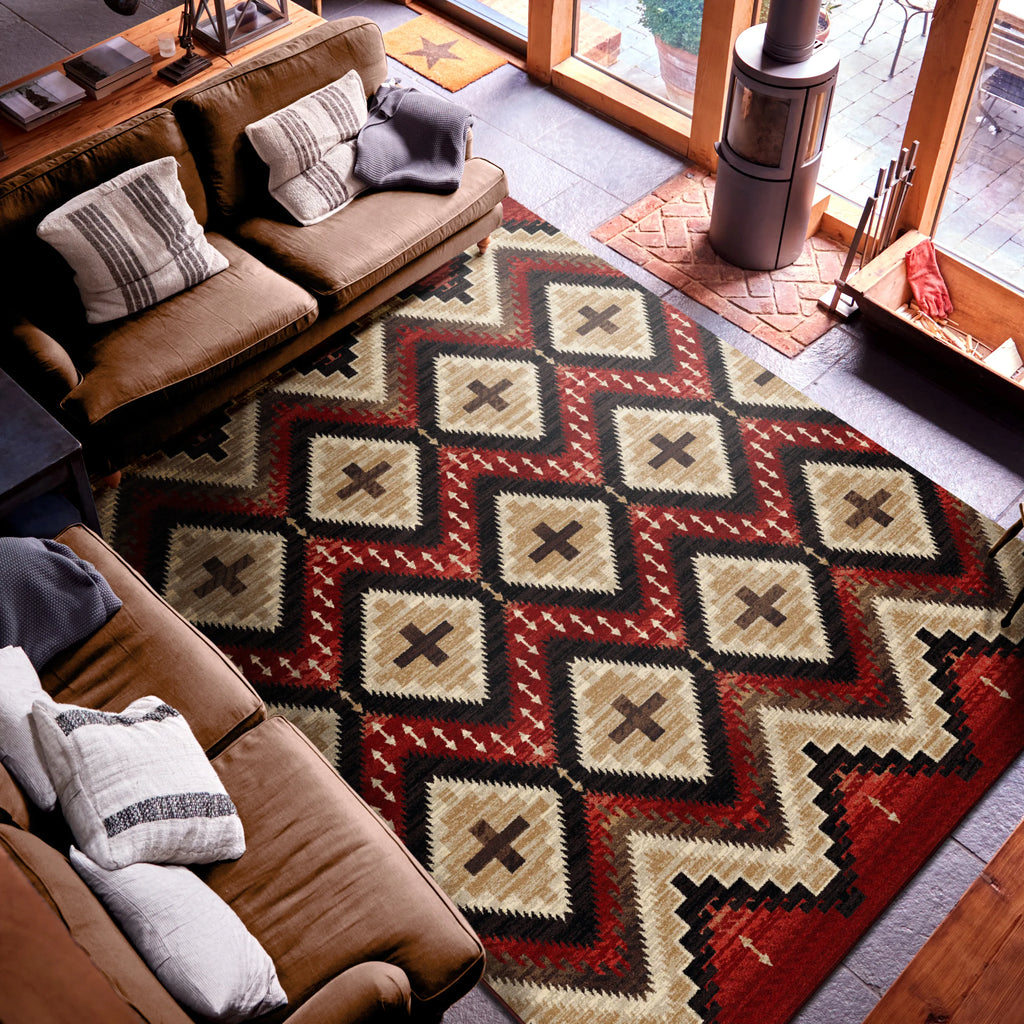 Grand Lodge Collection Rug - Made In The USA - SHIPPING INCLUDED IN PRICE