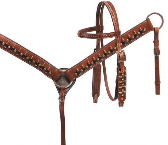 "Ammo Belt" Headstall And Breast Collar Set-FREE SHIPPING