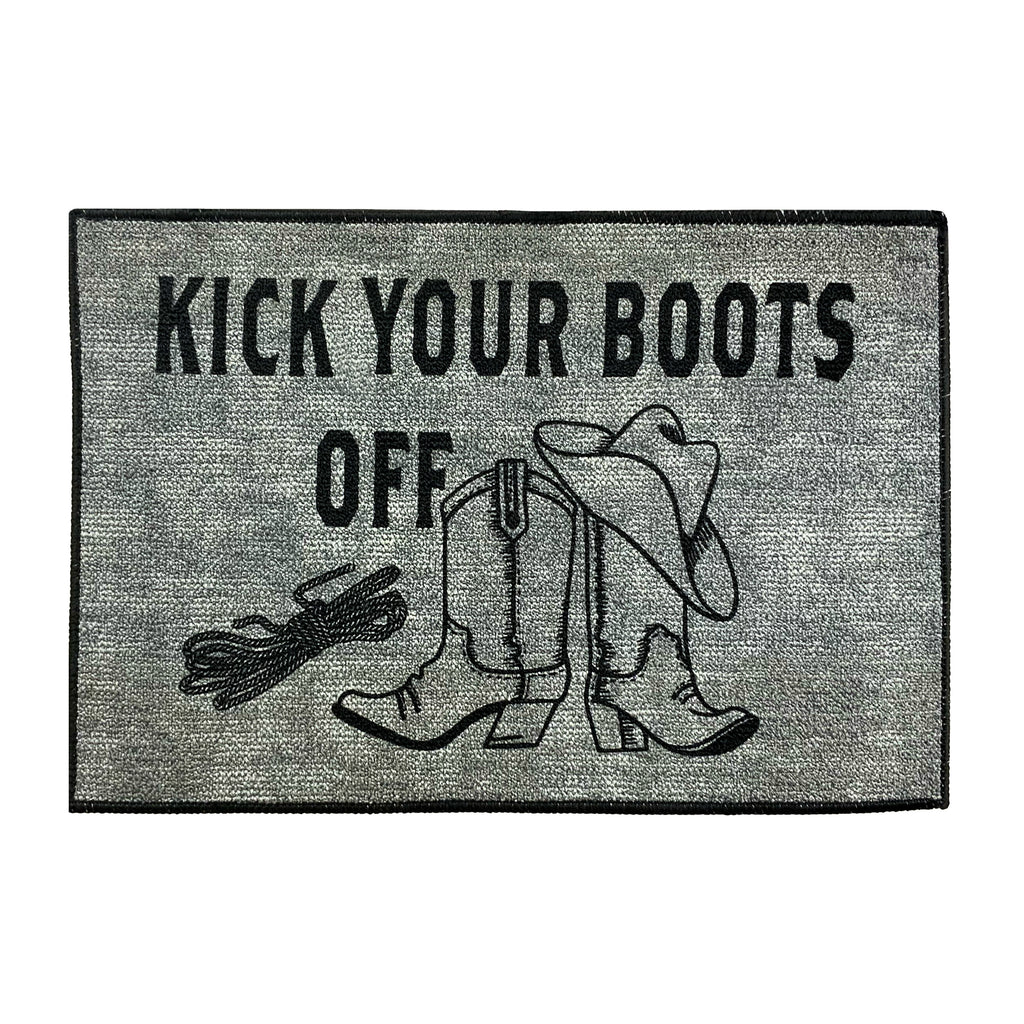 Kick Your Boots Off Doormat-FREE SHIPPING