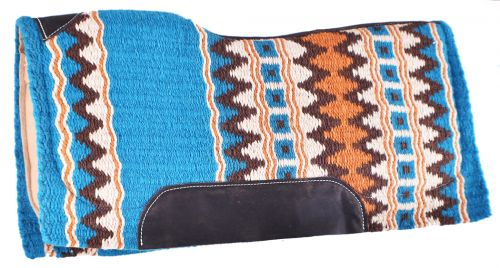34" x 36" Turquoise Memory Felt Bottom Saddle Pad-FREE SHIPPING