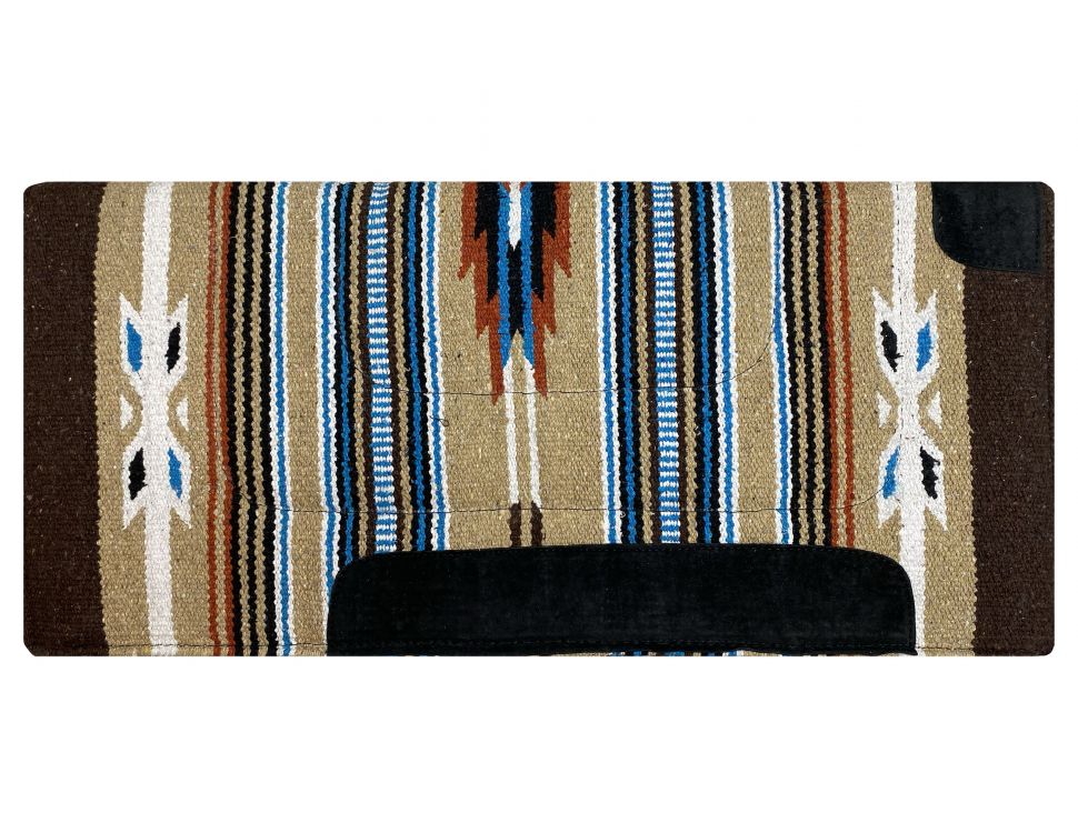 32 x 32  Felt Bottom Saddle Pad- TAN/BROWN- FREE SHIPPING