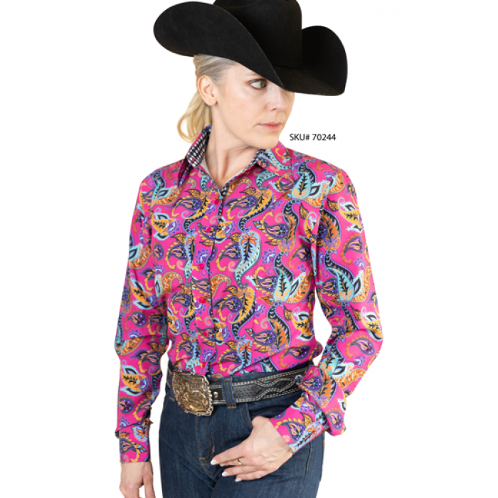 New Easy Care Button Up Print Shirt - FREE SHIPPING