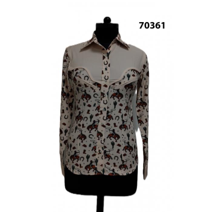 2025 Ladies Horse Show Shirt- BUCKING BRONC- FREE SHIPPING