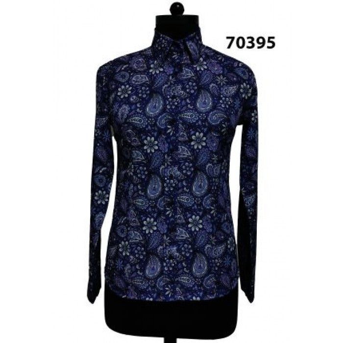 2025 Ladies Paisley Print Show Shirt- PURPLE- FREE SHIPPING