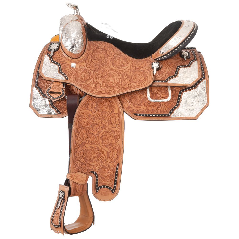 EXTREME SILVER SHOW SADDLE-ALL SIZES-2 COLORS-FREE SHIPPING