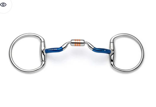 Eggbutt Low Port Capsule Sweet Iron Snaffle-FREE SHIPPING