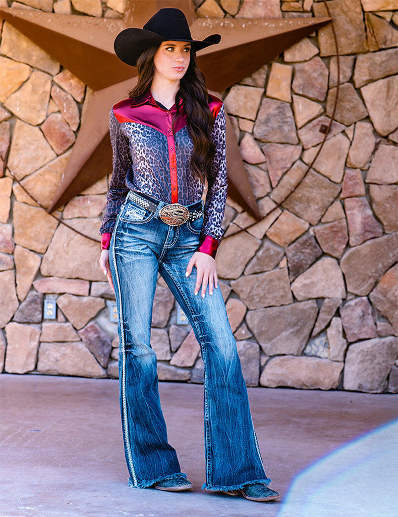 Women's Western Jeans- FAME- FREE SHIPPING