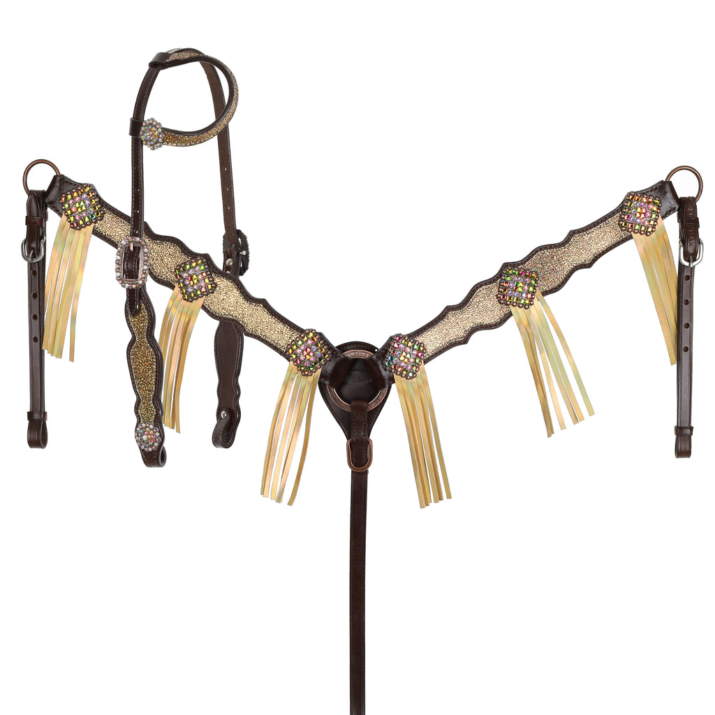 Limited Edition One Ear Headstall and Breastcollar Set- FREE SHIPPING