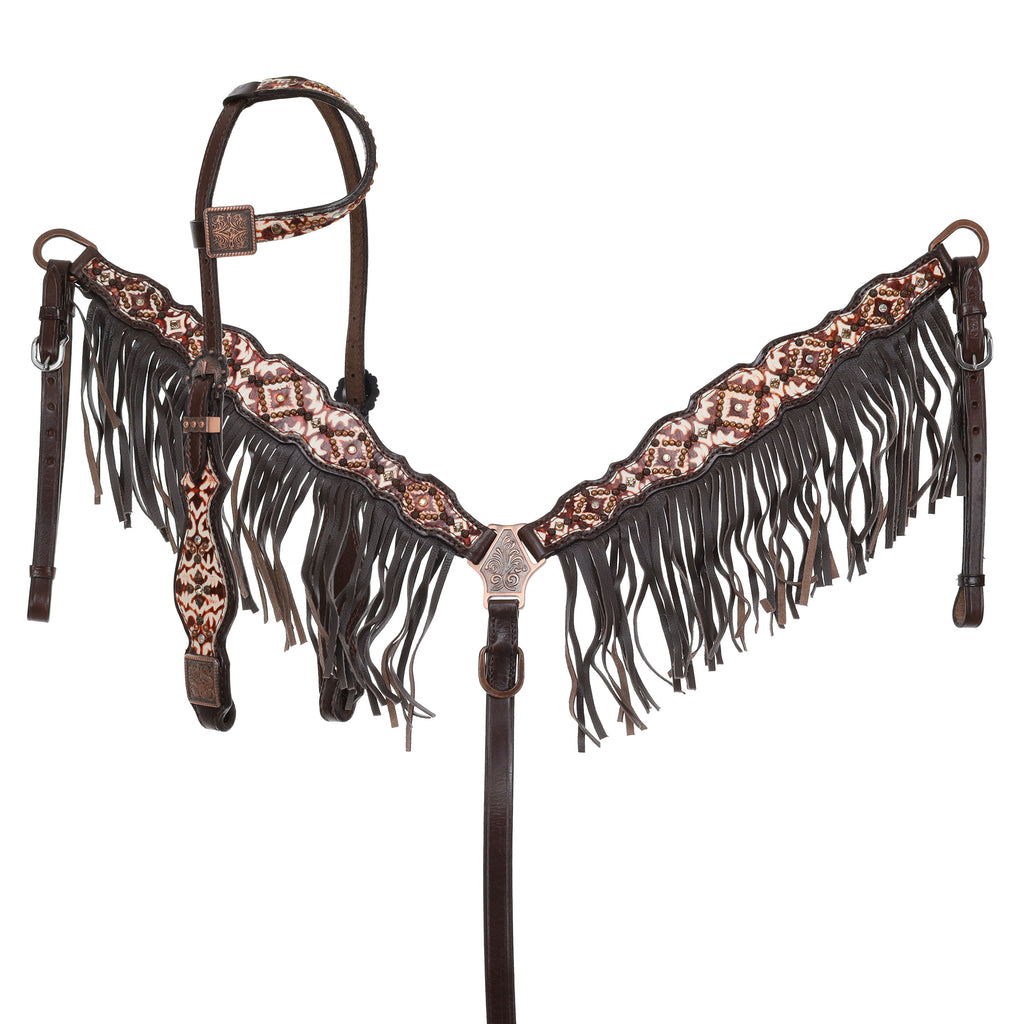 Limited Edition High Plains One Ear Headstall and Breastcollar Set- FREE SHIPPING