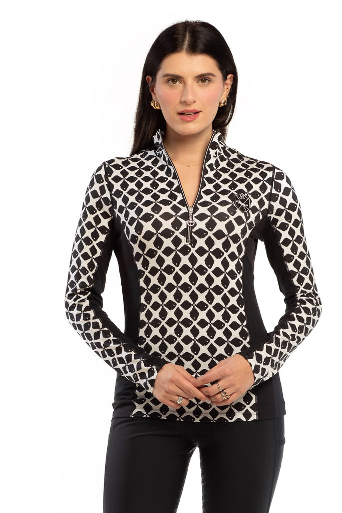 Ideal Show Shirt (Long Sleeve) - BLACK FLOWER- FREE SHIPPING