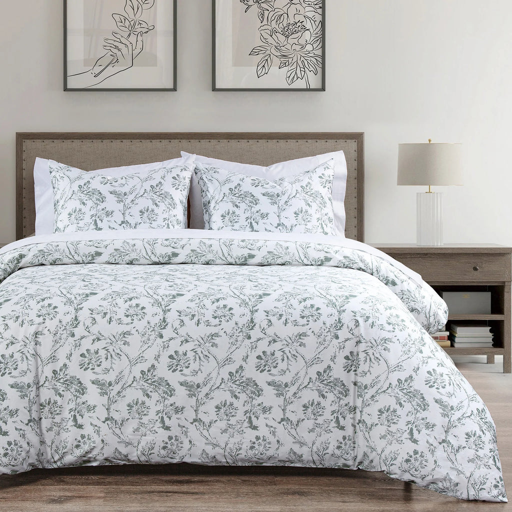 Ivy Printed Cotton Comforter Set- FREE SHIPPING