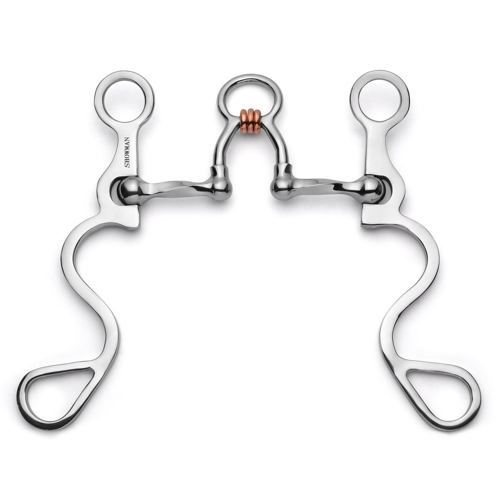 Long S Shank with Slow Twist Ported Copper Rollers- FREE SHIPPING