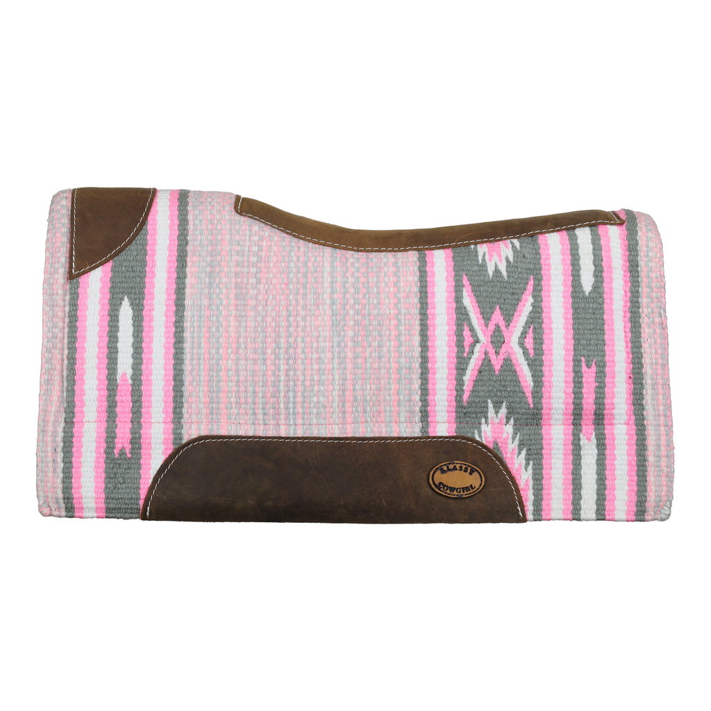 28" x 30 Saddle Pad with Felt Bottom- BUBBLEGUM PINK- FREE SHIPPING