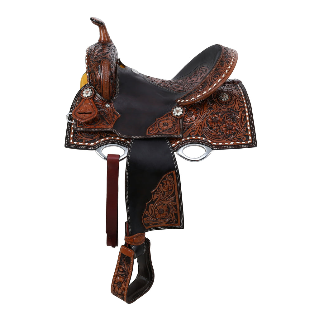 Barrel Saddle- 15"- NEW STYLE- THE LORELEI- FREE SHIPPING