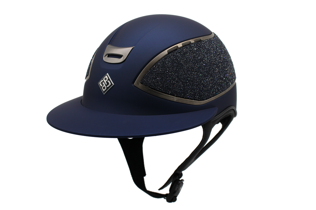 Presidente Helmet - Navy Matte Crystal / Gunmetal- FREE SHIPPING