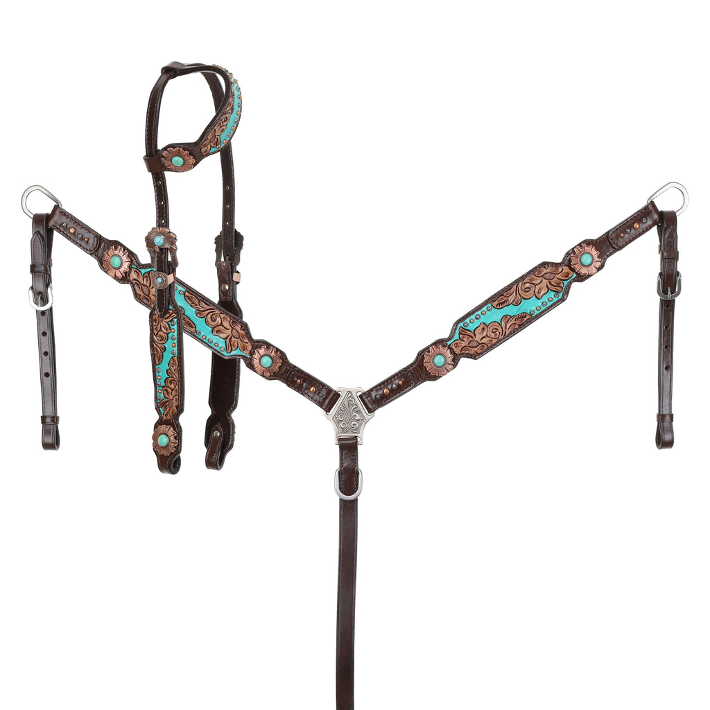 Limited Edition One Ear Headstall and Breastcollar Set-FREE SHIPPING