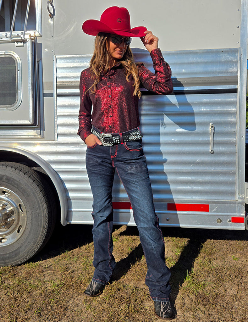 Women's Western Jeans- RUBY- FREE SHIPPING