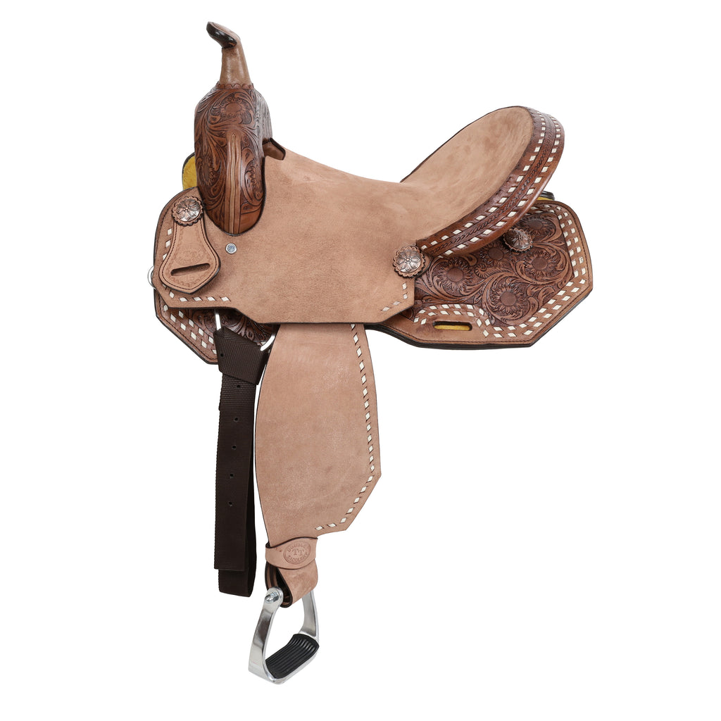 Spinal Relief Barrel  Saddle - 14, 15 Inch-NEW STYLE-FREE SHIPPING