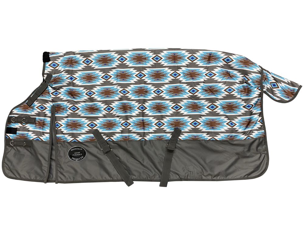 1200D Southwest Print Waterproof and Breathable Blanket Perfect Fit Turnout Blanket-FREE SHIPPING