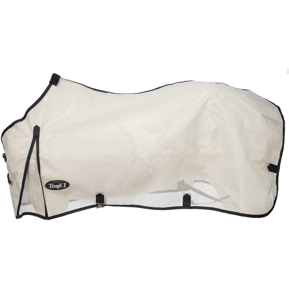 Tough1 PVC Mesh Bug Barrier Fly Sheet-GREY-FREE SHIPPING