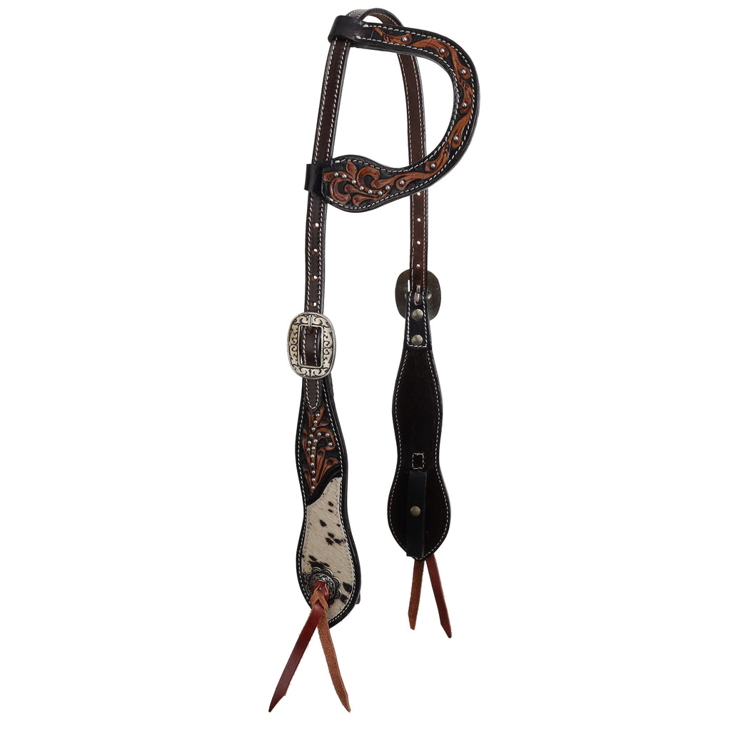 One Ear Headstall- WILDFLOWER HIDE- FREE SHIPPING