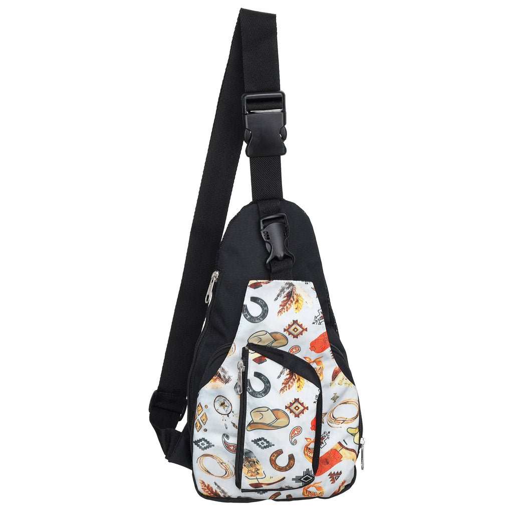 Sling Crossbody Backpack- WILD WEST- FREE SHIPPING