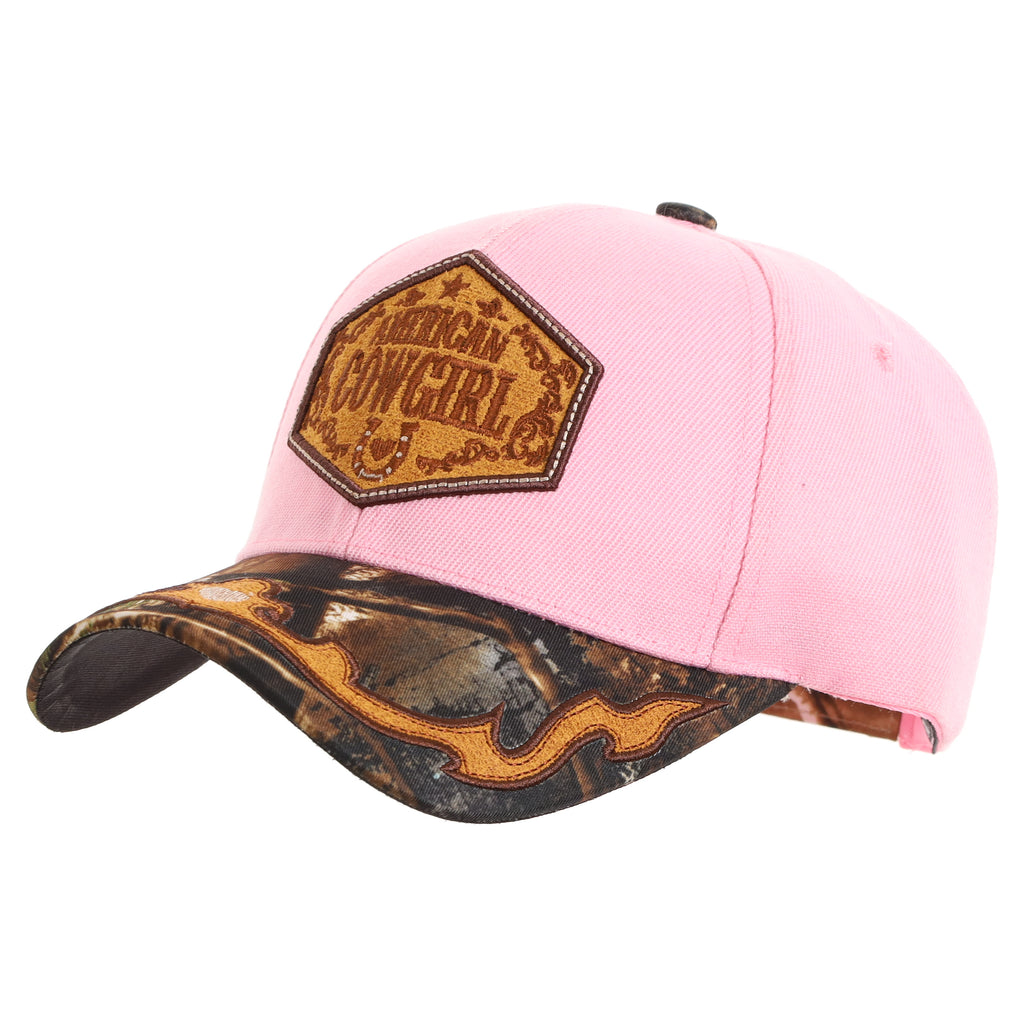 "American Cowgirl" Embroidered Baseball Cap- FREE SHIPPING