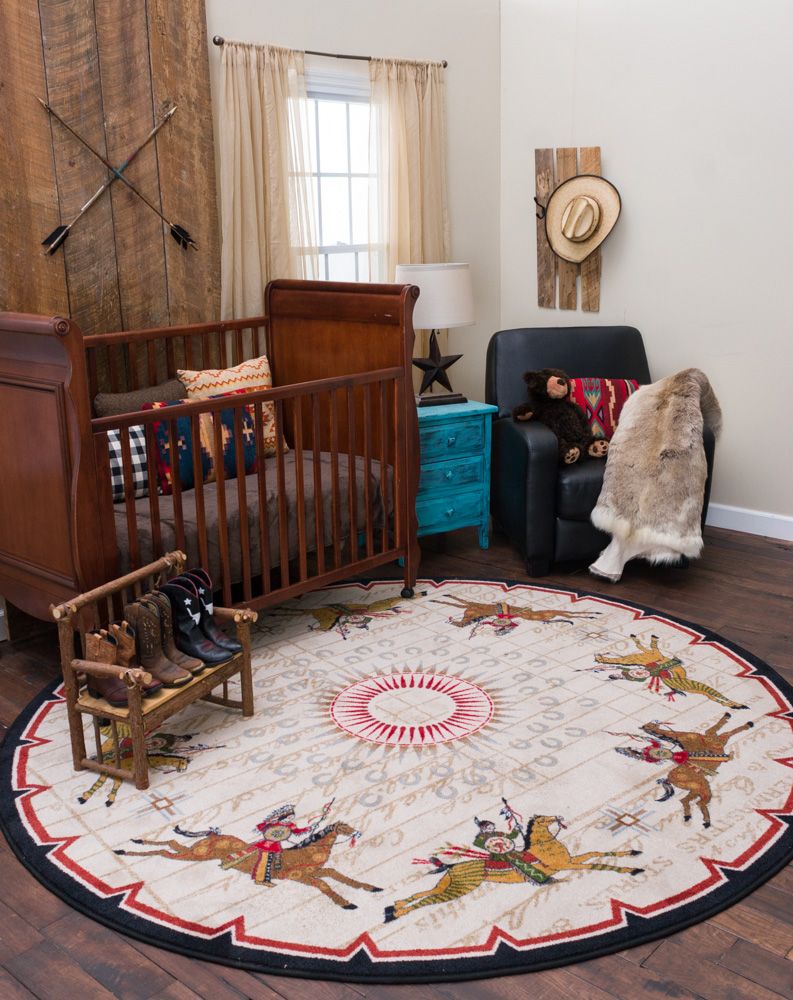 Tribal/Western Rug-Made In The USA- SHIPPING INCLUDED IN PRICE