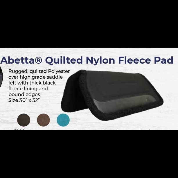 Abetta Nylon Quilted Fleece Pad - 3 Colors- FREE SHIPPING