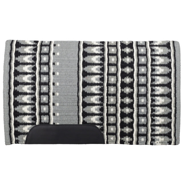 40" x 34" Wool Show Blanket- GRAY/BLACK- FREE SHIPPING