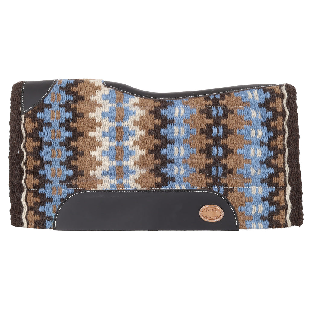 Klassy Cowgirl 28" x 30" Buckskin Breeze Memory Felt Bottom Saddle Pad- FREE SHIPPING