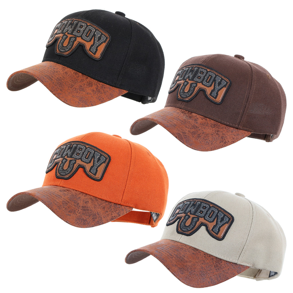 "Cowboy" Patch Baseball Cap- FREE SHIPPING