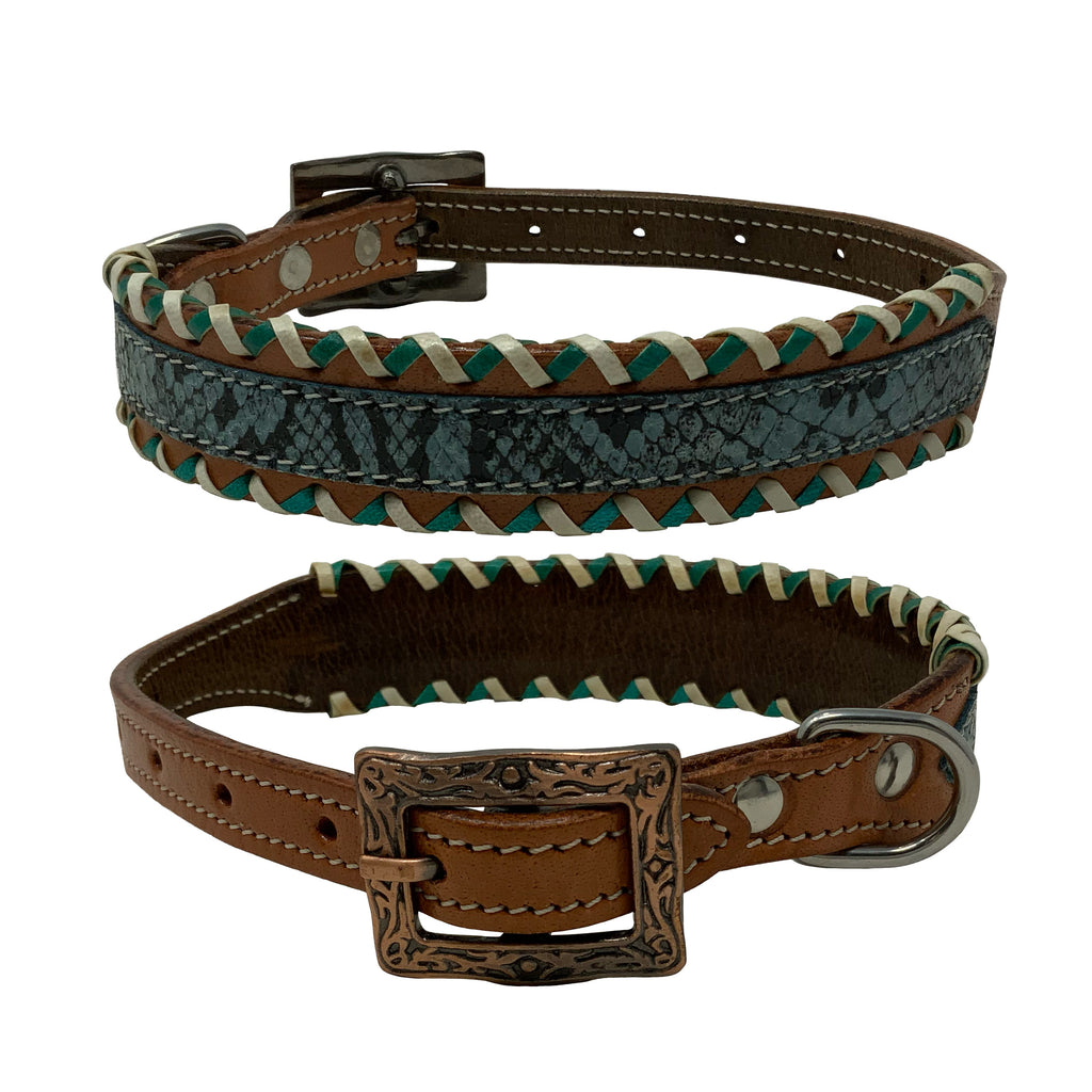 Couture  Leather Dog Collar-ALL SIZES- FREE SHIPPING