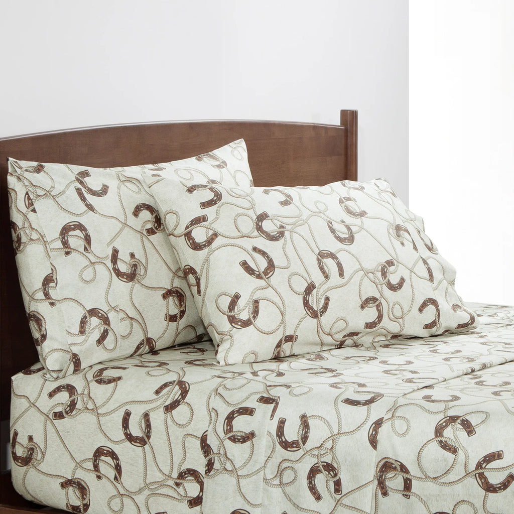 Pierre Equestrian 350TC Sateen Sheet Set- FREE SHIPPING