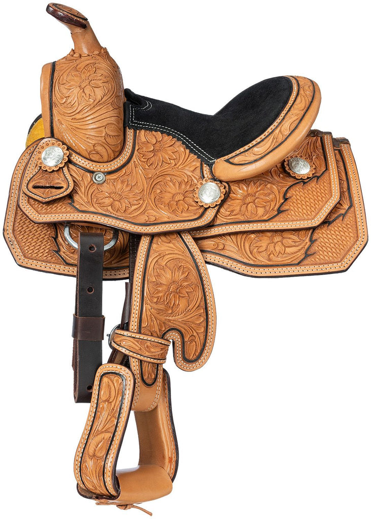 Silver Royal Miniature Hilltop Show Saddle- 8"- FREE SHIPPING