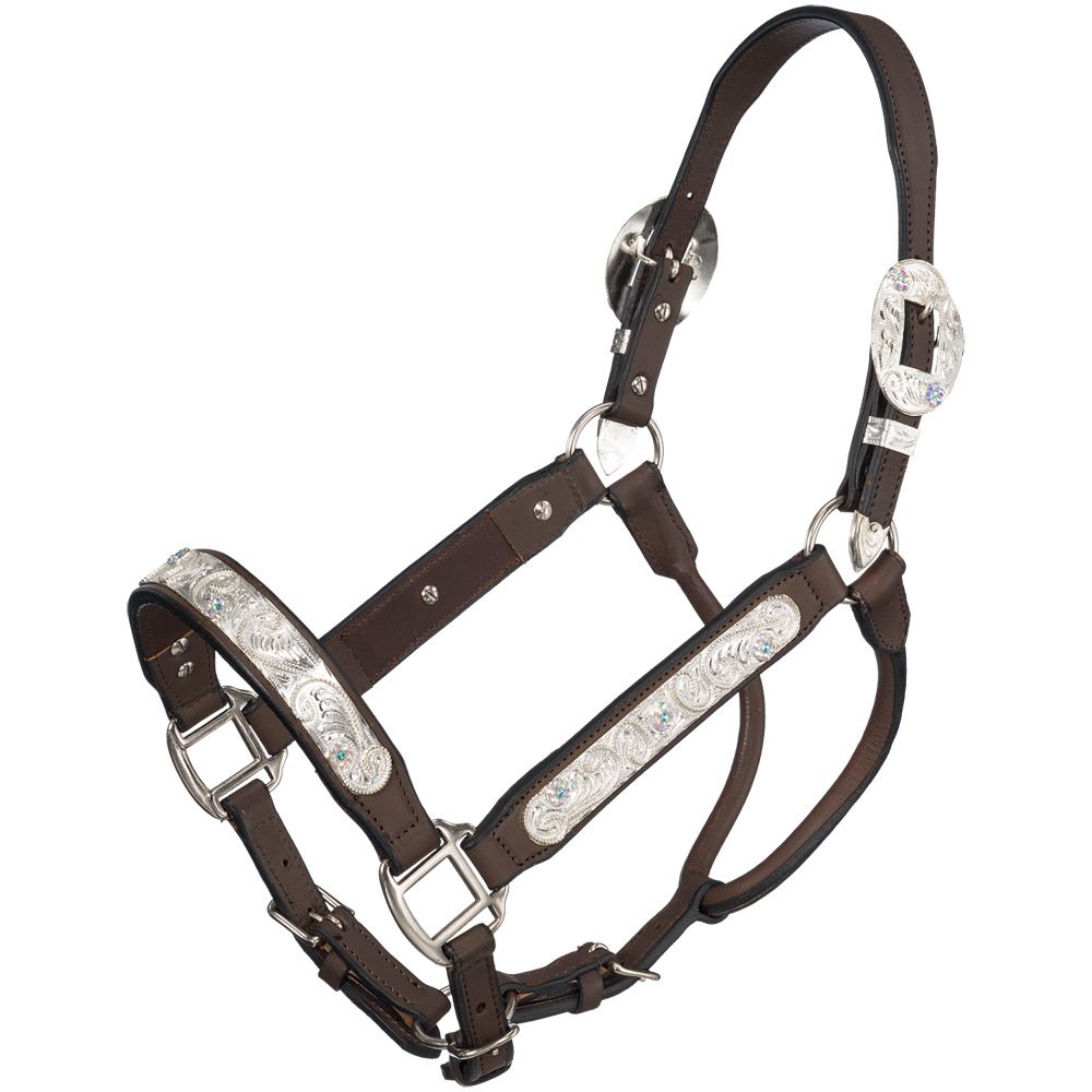 Scroll Show Halter with Stones- FREE SHIPPING
