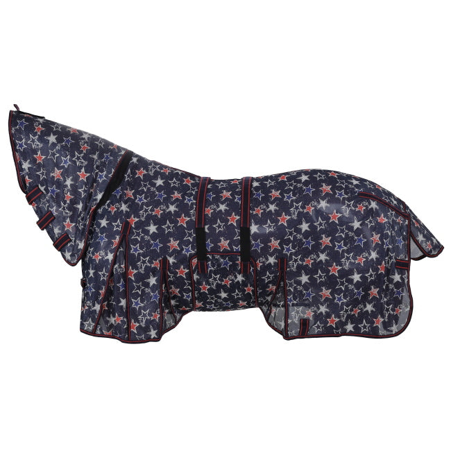 Star-Spangled Mesh Fly Sheet with Neck Cover- FREE SHIPPING