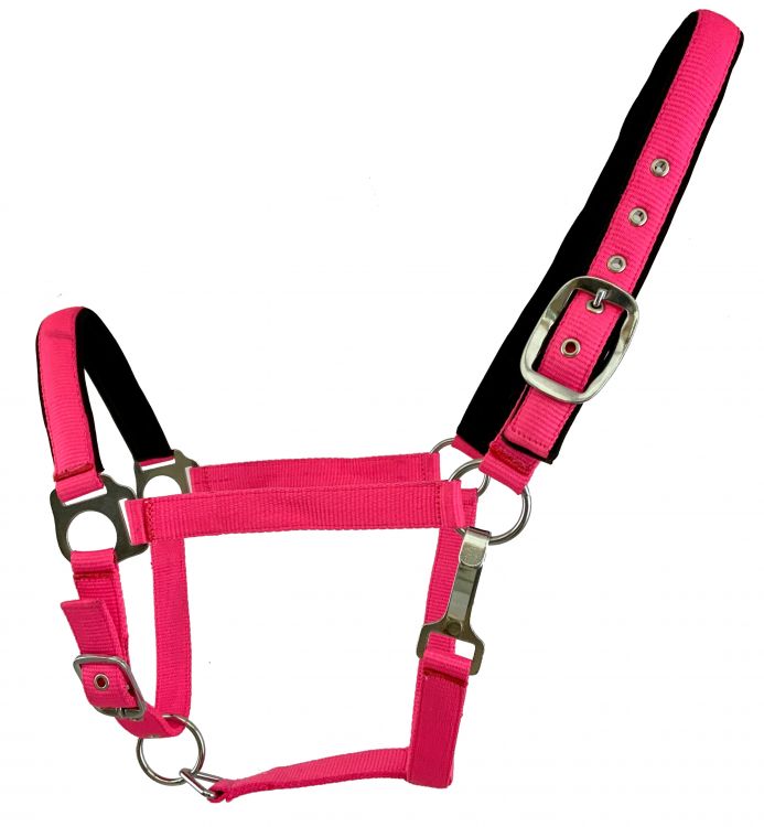 Fluorescent Nylon Neoprene Lined Adjustable Halter-FREE SHIPPING