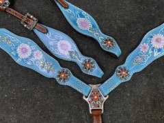 Klassy Cowgirl Re-purposed Louis Vuitton Headstall and Breast