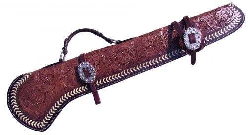 Showman ® 34" Floral Tooled Leather Scabbard -FREE SHIPPING
