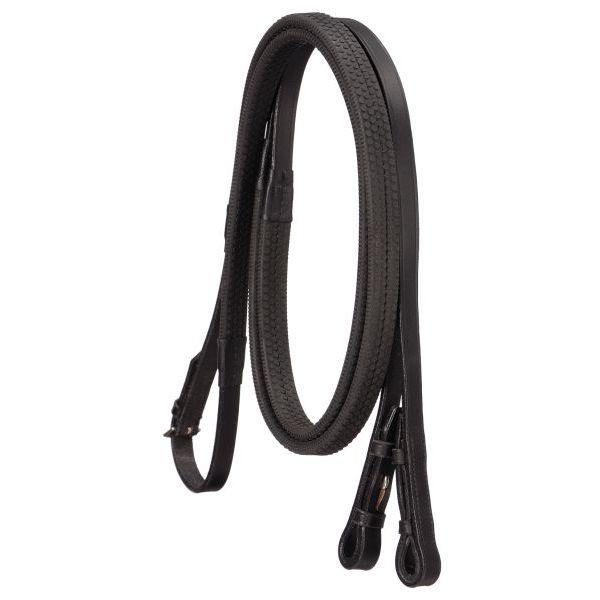 RUBBER GRIP REINS FLAT