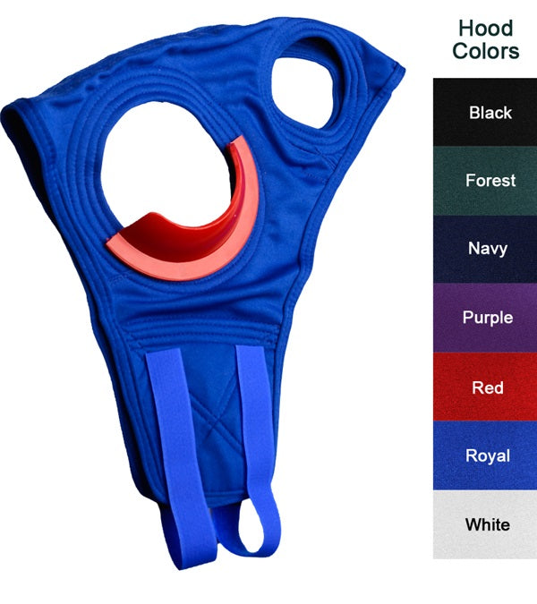 Double Knit Blinker Hood with Vinyl French Cups-FREE SHIPPING