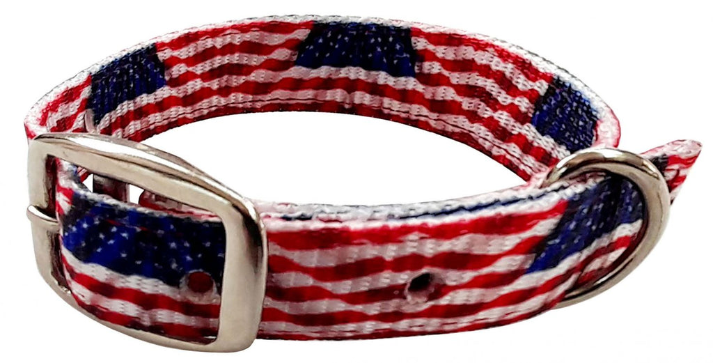 Showman Couture ™ American Flag Dog Collar-FREE SHIPPING