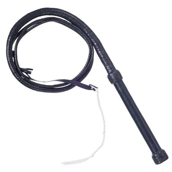 8' SILVER ROYAL DLX BULL WHIP
