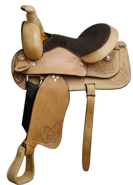 15" Buffalo Roper Style Saddle-FREE SHIPPING