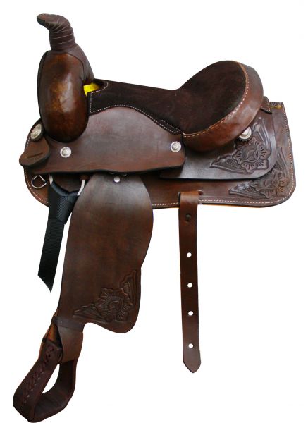 15" Buffalo Roper Style Saddle-FREE SHIPPING