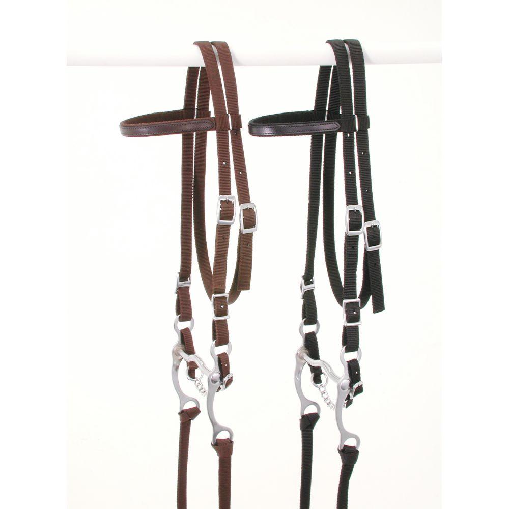 BRIDLE BROW NYLON HORSE