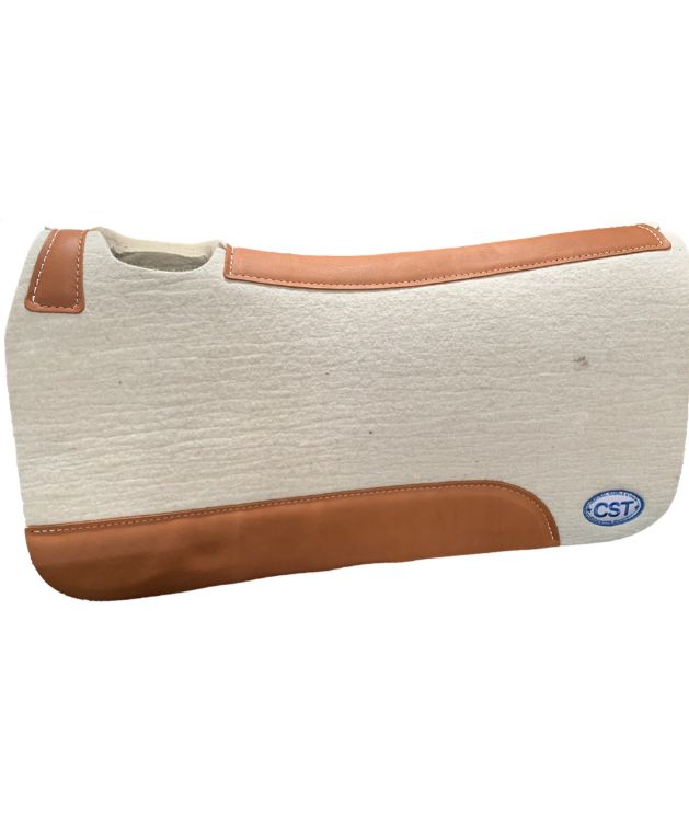 100% Pressed Wool Contoured Spine Saddle Pad-FREE SHIPPING