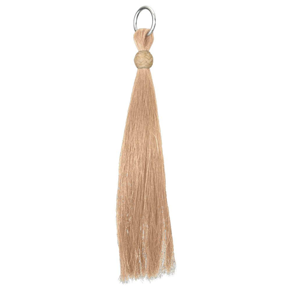 HORSE HAIR TASSEL W/RING 6"