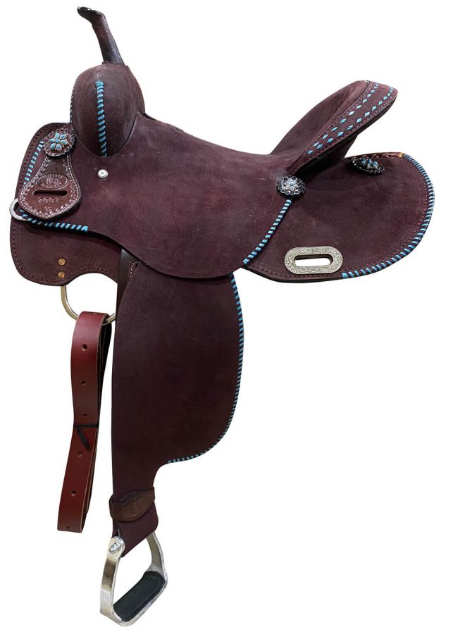 14" CIRCLE S Barrel Saddle-FREE SHIPPING